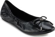 KARL LAGERFELD PARIS Velma Metallic Ballet Flat