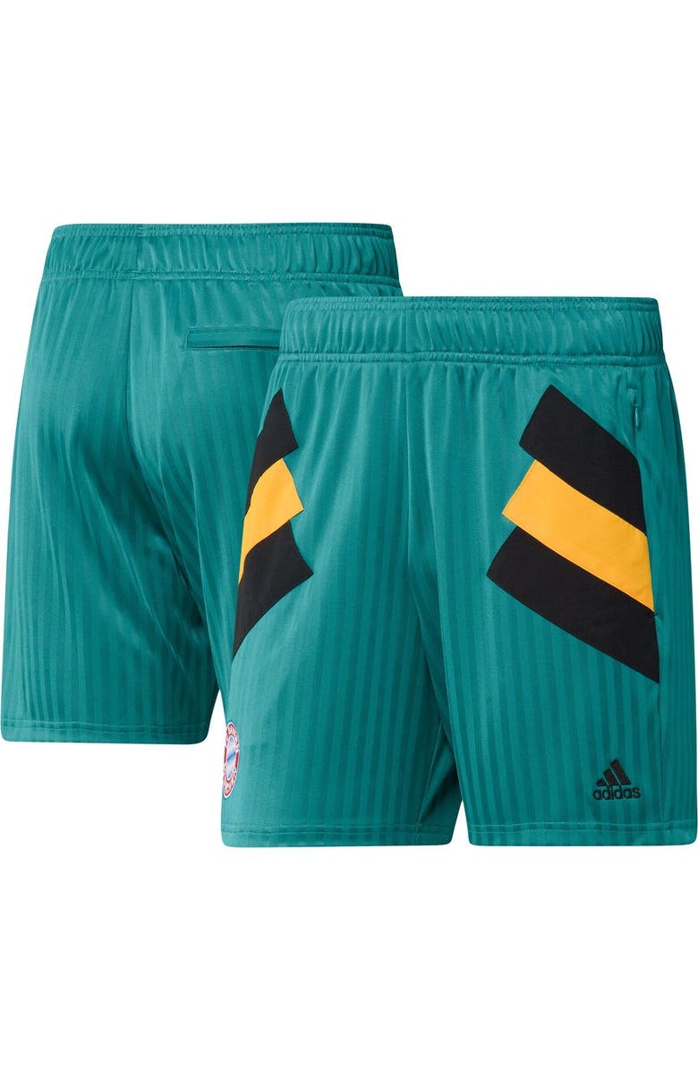 adidas Men's adidas Green Bayern Munich Football Icon Shorts, Main, color, Teal