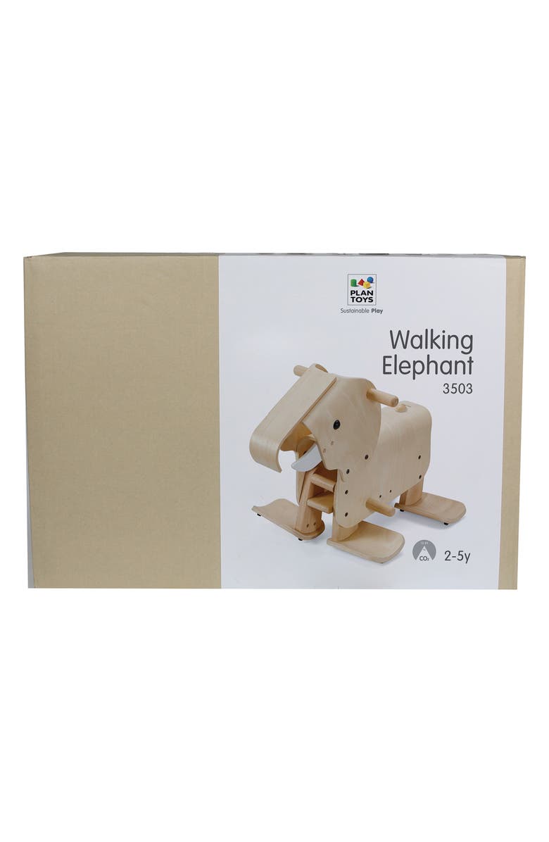 PlanToys<sup>®</sup> Walking Elephant, Alternate, color, 