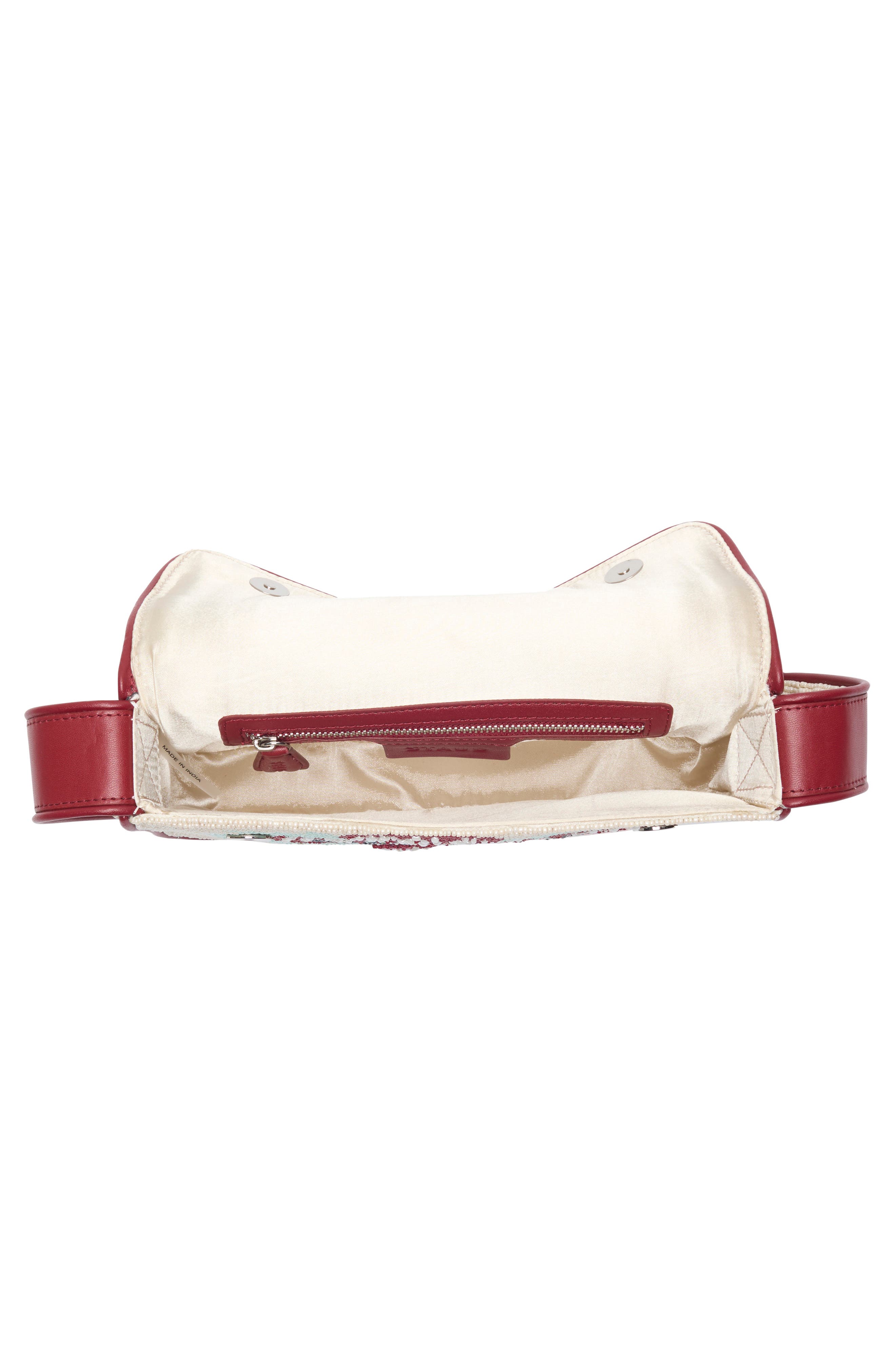Tommy Beaded Shoulder Bag, Alternate, color, MUSHROOM TEA