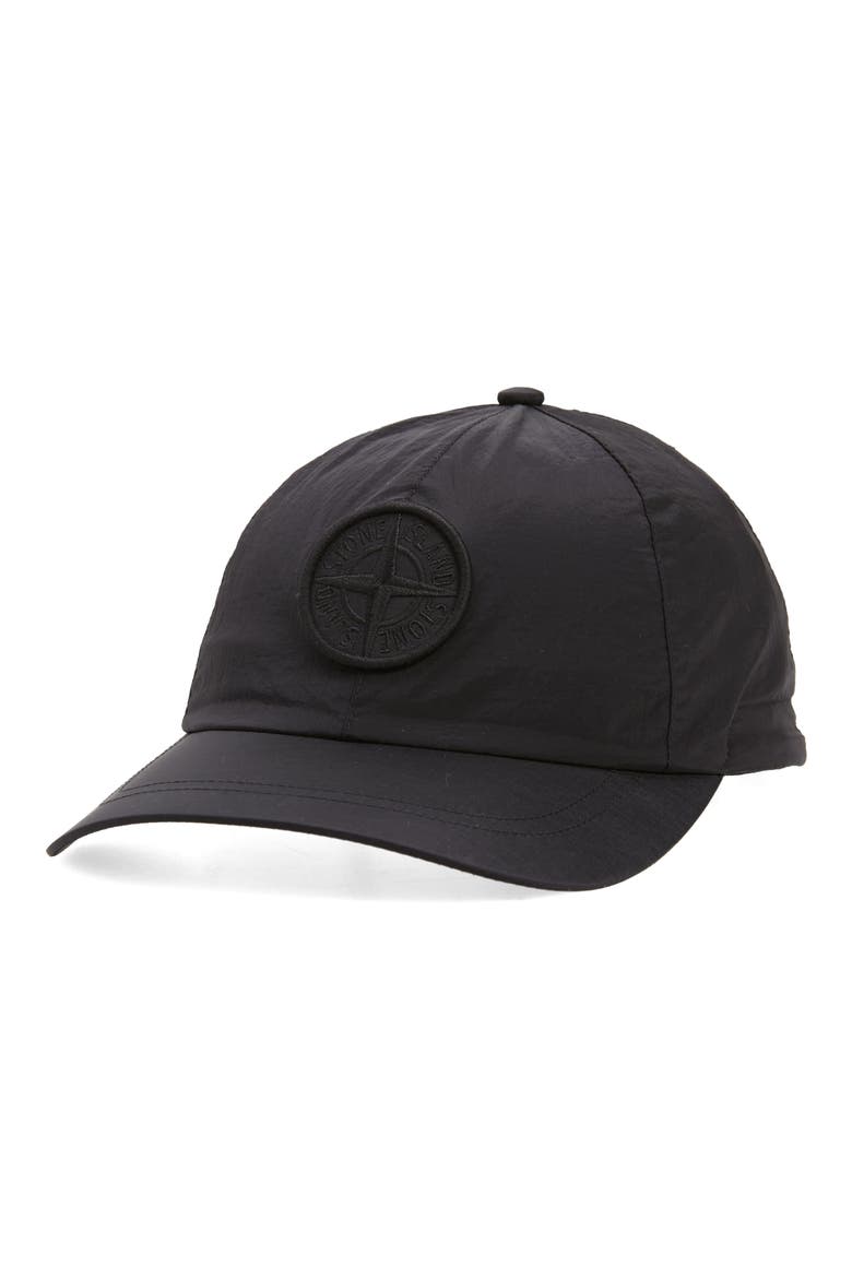 Logo Patch Baseball Cap, Main, color, BLACK