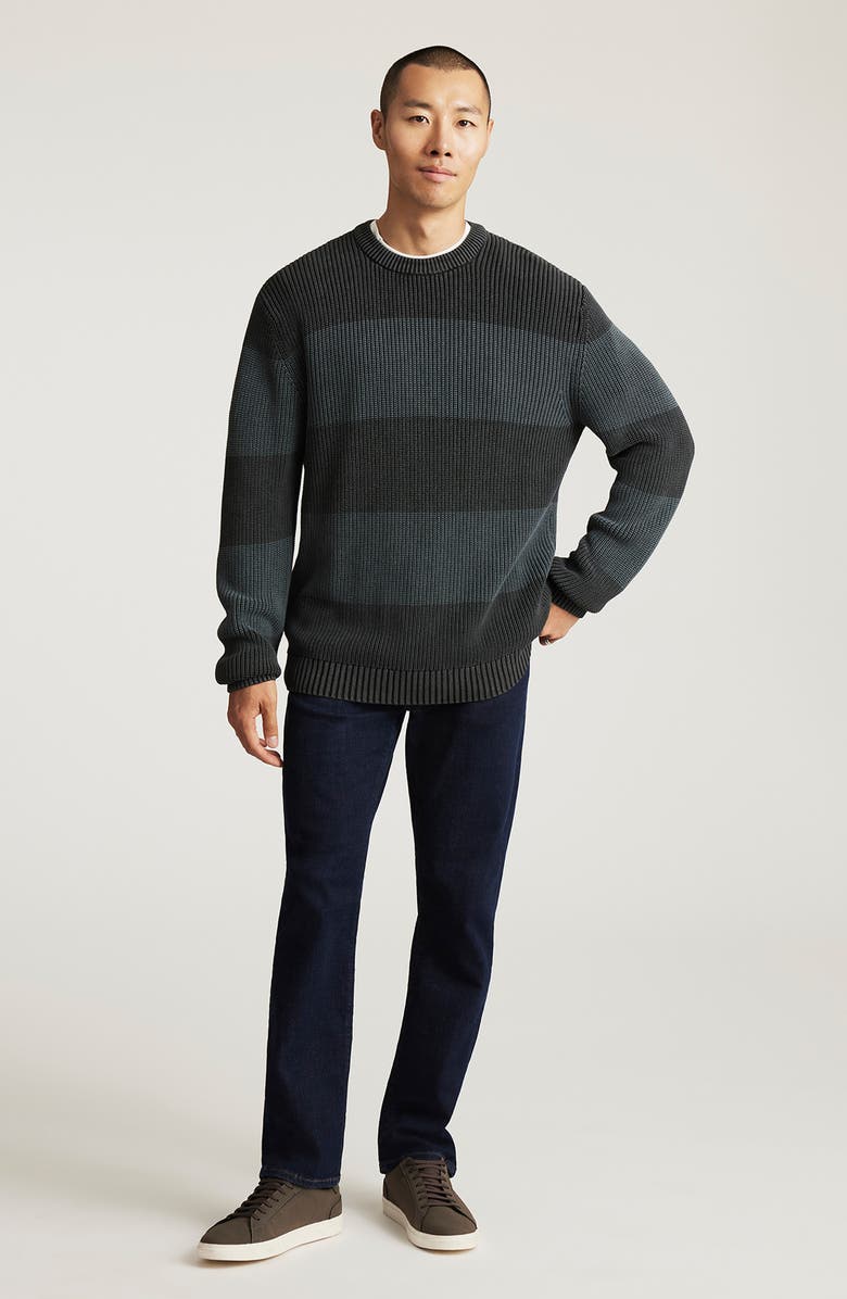 Mavi Jeans Raven Colorblock Cotton Sweater, Alternate, color, Raven