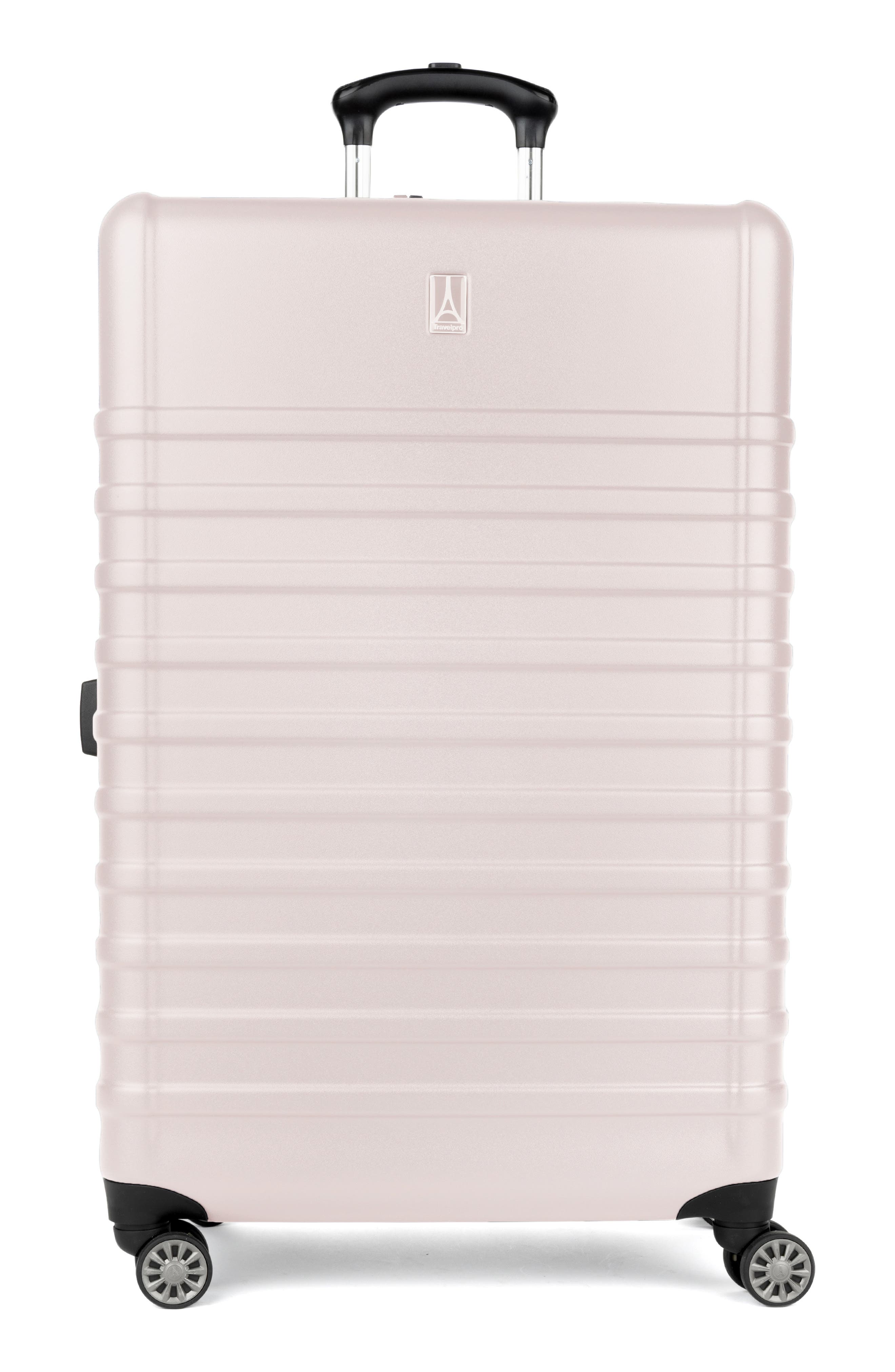 TRAVELPRO Rollmaster<sup>™</sup> Lite 2 28-Inch Expandable Large Checked Hardside Spinner Suitcase, Main, color, Soft Pink Matte