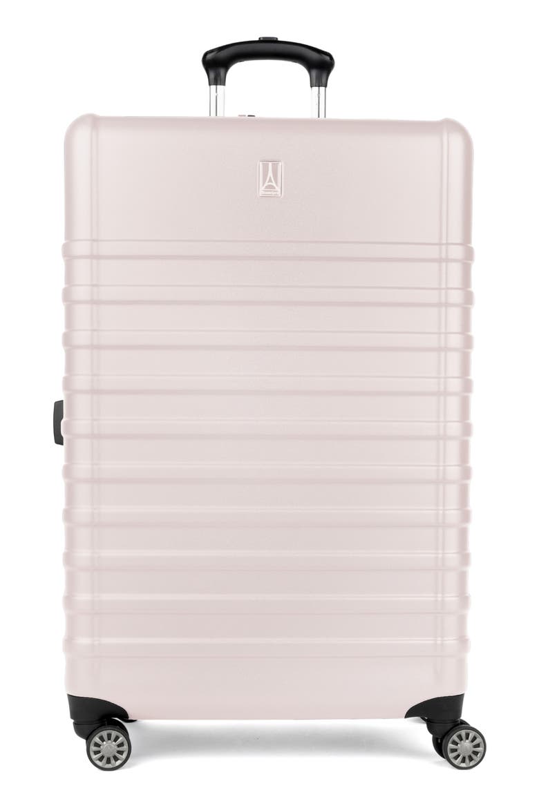 Rollmaster™ Lite 2 28-Inch Expandable Large Checked Hardside Spinner Suitcase, Main, color, SOFT PINK MATTE