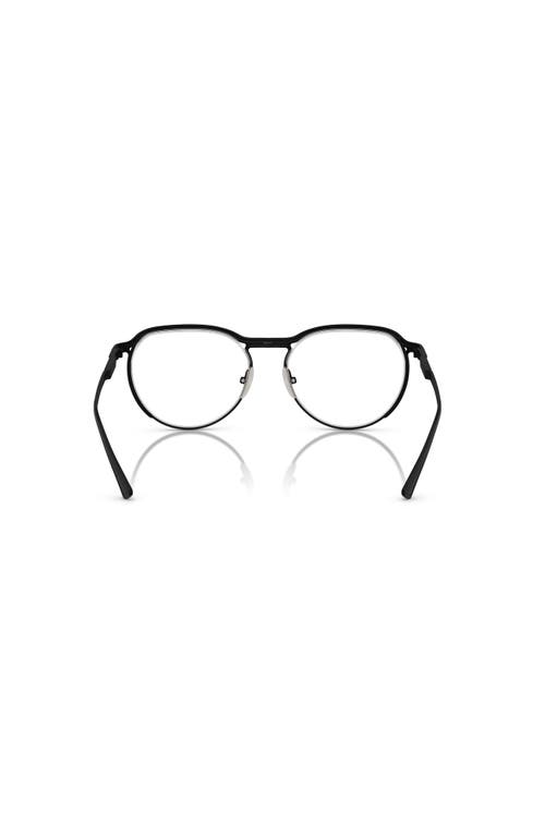 Ferrari 53mm Oval Optical Glasses In Black