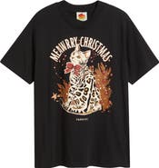 FARM Rio Meawrry Christmas Relaxed Graphic T-Shirt