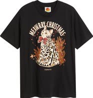 FARM Rio Meawrry Christmas Relaxed Graphic T-Shirt