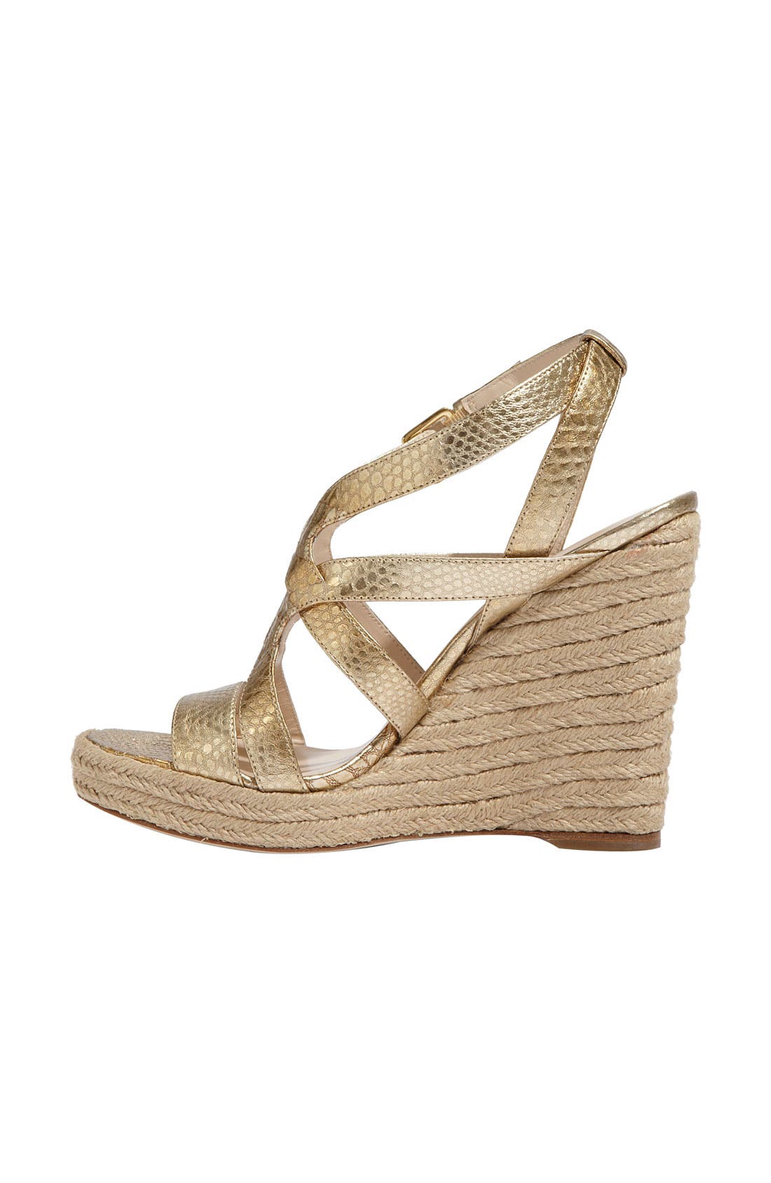'Wilshire' Sandal, Alternate, color, GOLD SNAKE