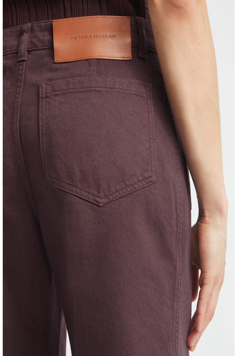Alina High Waist Wide Leg Jeans, Alternate, color, ACAI
