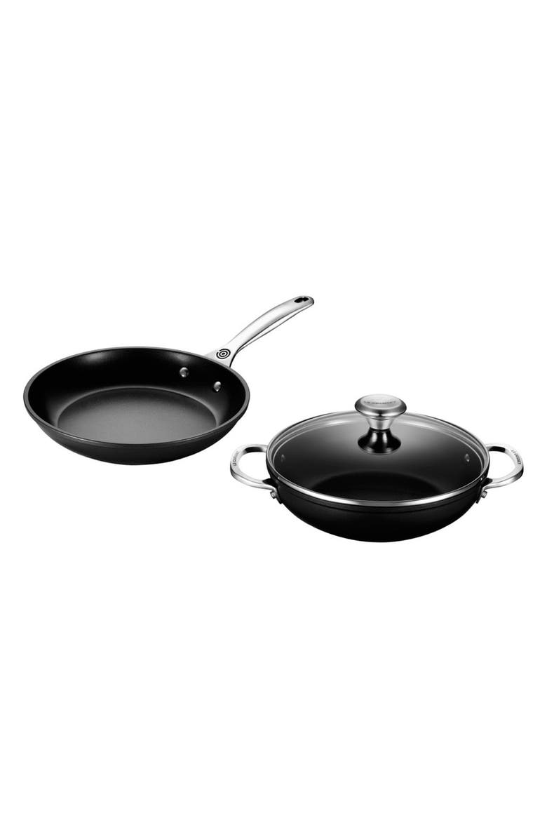 Le Creuset 3-Piece Toughened Nonstick PRO Set, Alternate, color, Silver/Black