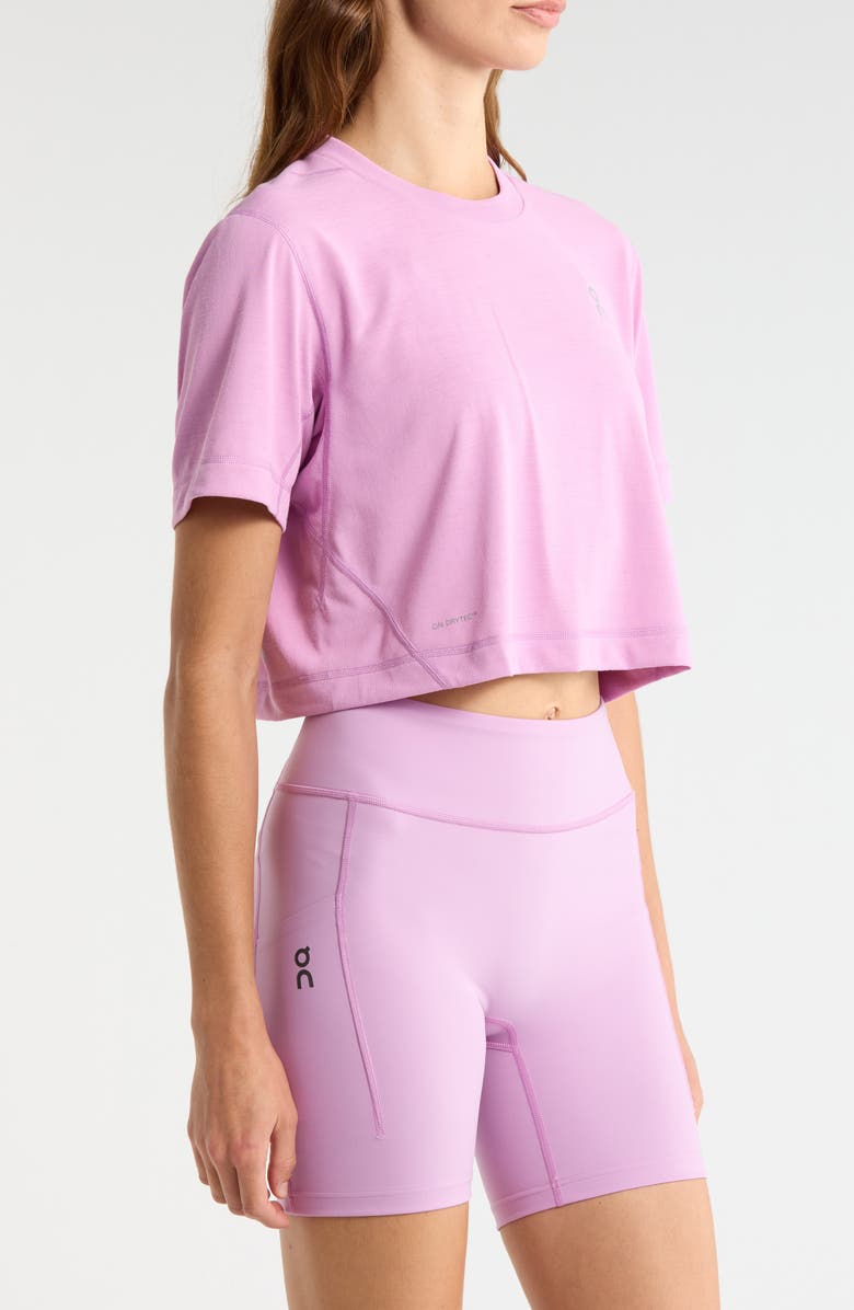 On Train-T Crop T-Shirt, Alternate, color, Sakura