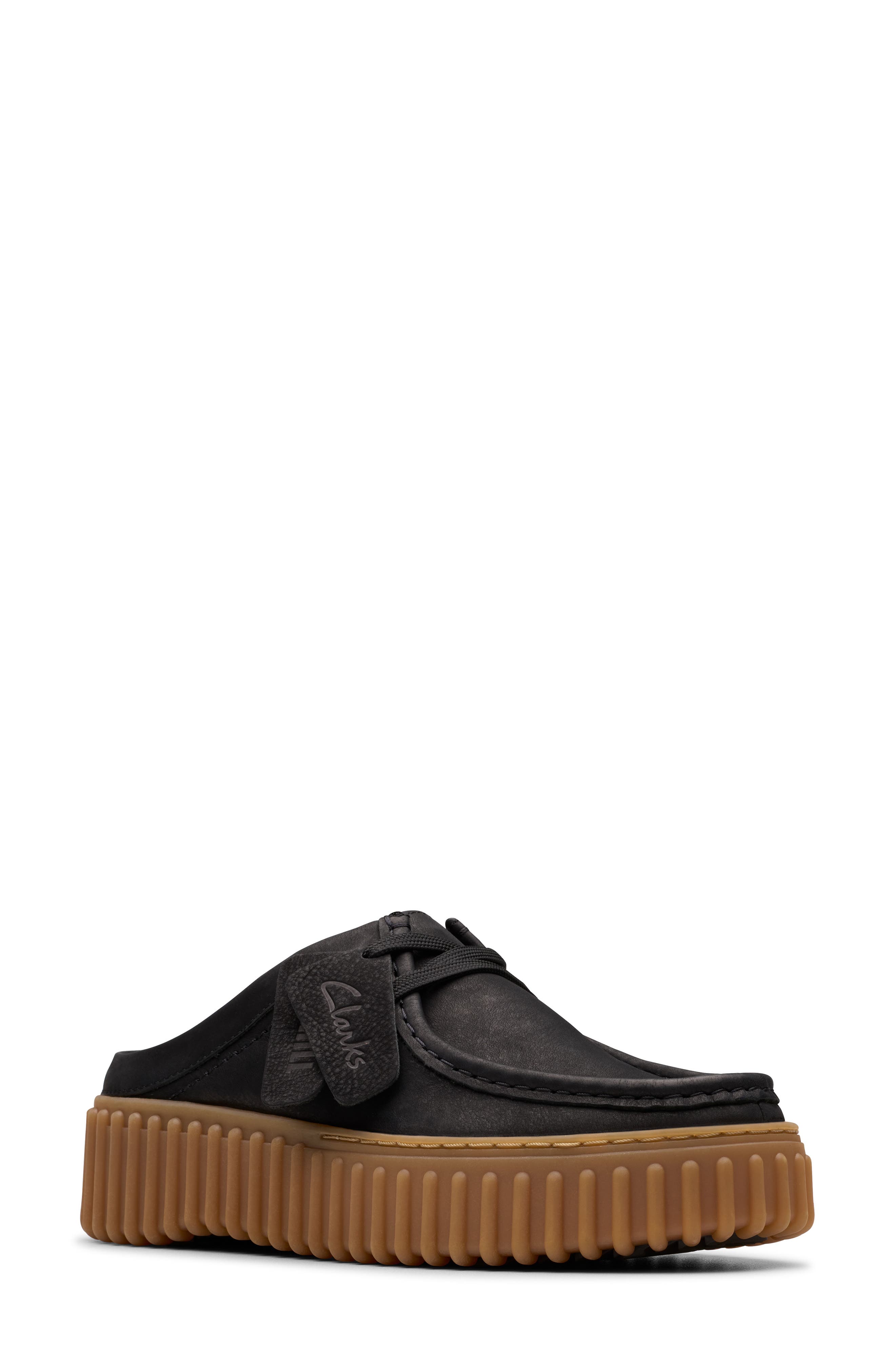 Clarks<sup>®</sup> Originals Torhill Mule, Main, color, Black Nubuck