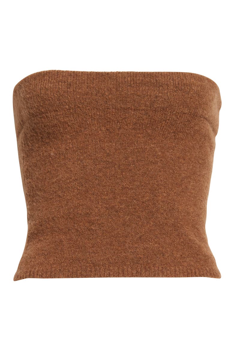 Strapless Top, Alternate, color, TOBACCO