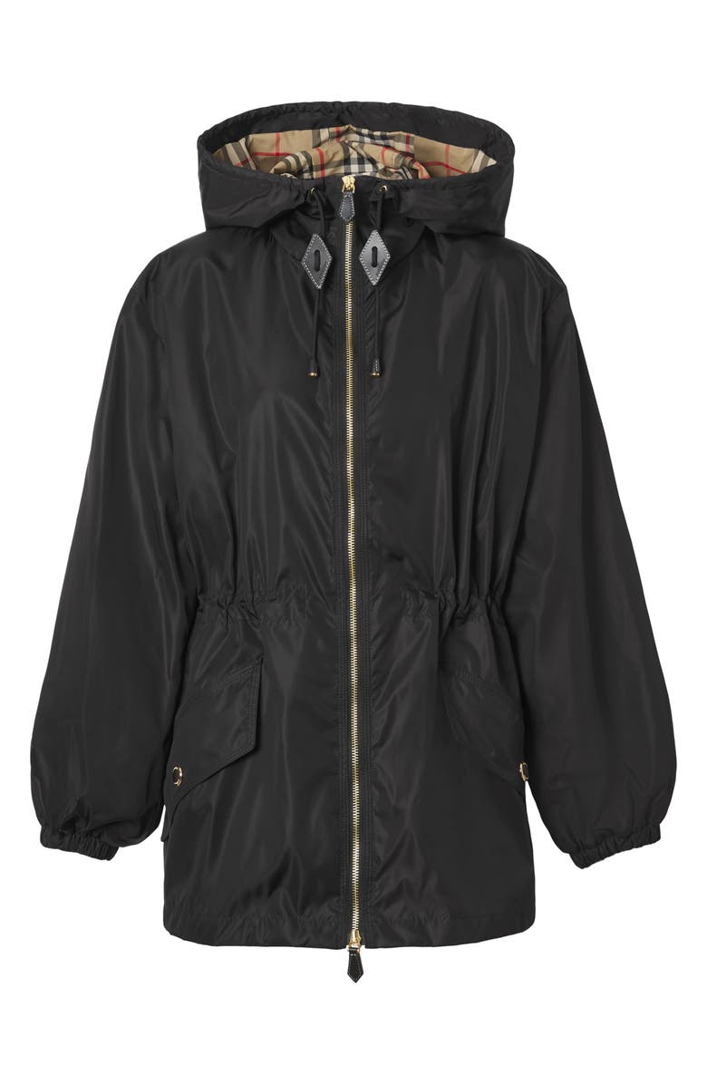 Burberry Binham Zip Hooded Nylon Jacket, Alternate, color, 