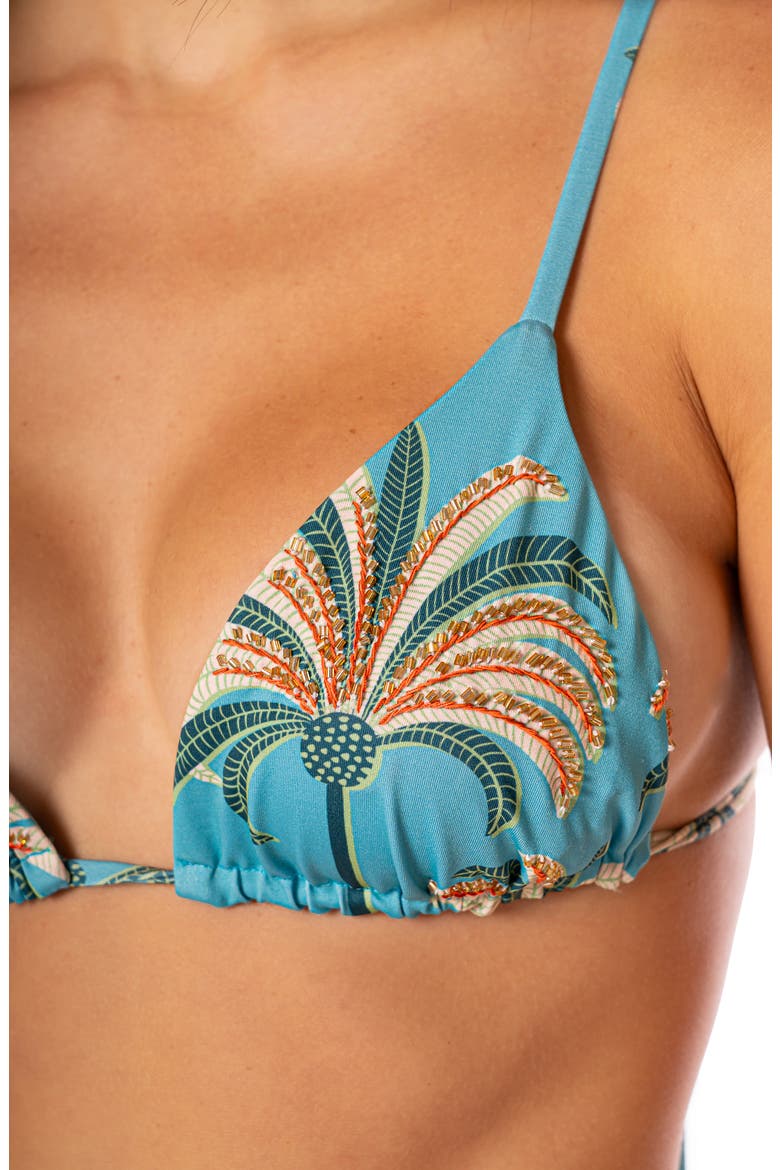 Pacific Breeze Sunflash Reversible Bikini Bottoms, Alternate, color, AQUAMARINE