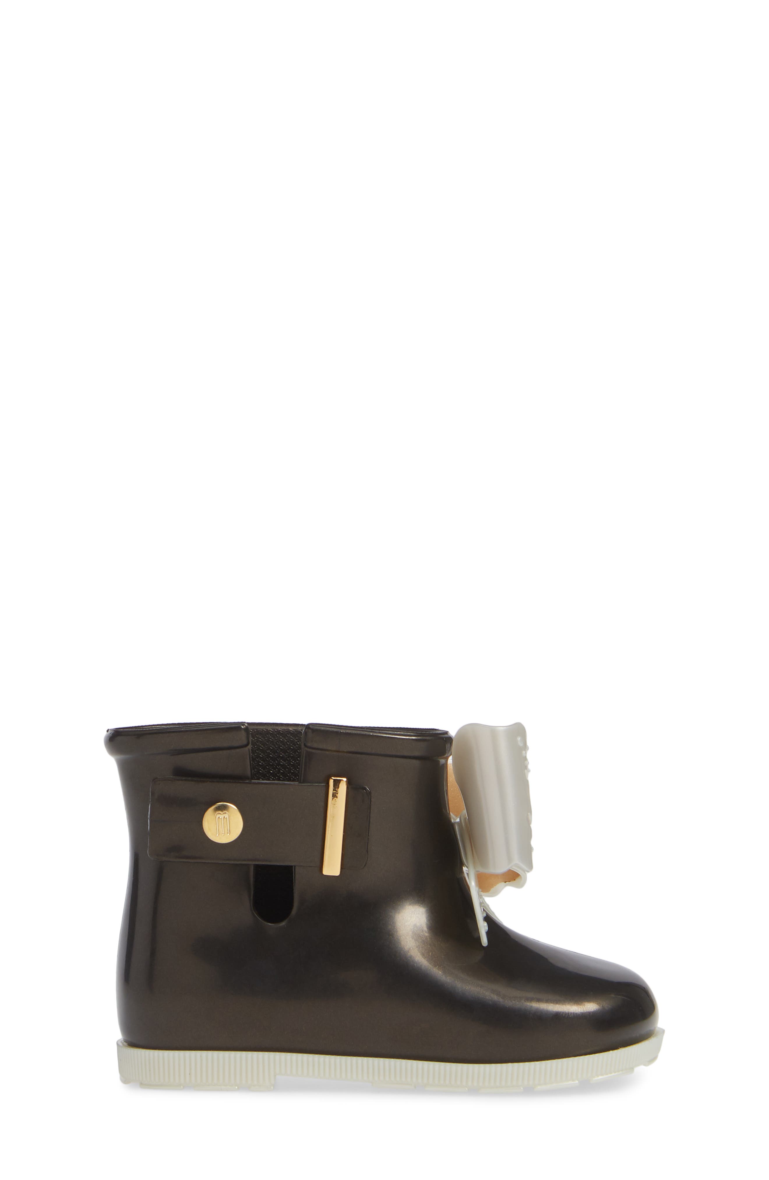 Mini Melissa Mini Sugar Rain Boot, Alternate, color, 
