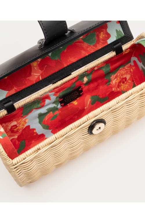 Frances Valentine Betsy Wicker Basket Crossbody Bag