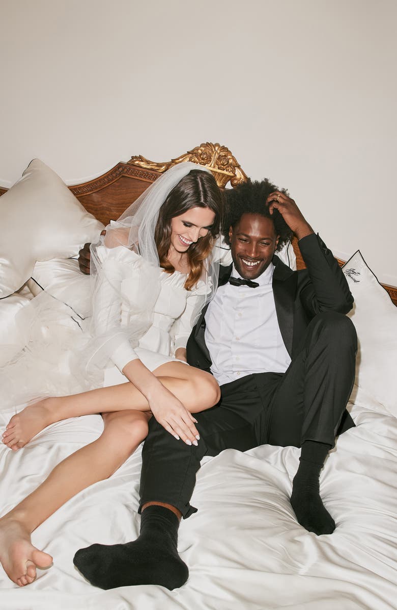 slip Just Married Pure Silk Pillowcase Duo, Alternate, color,