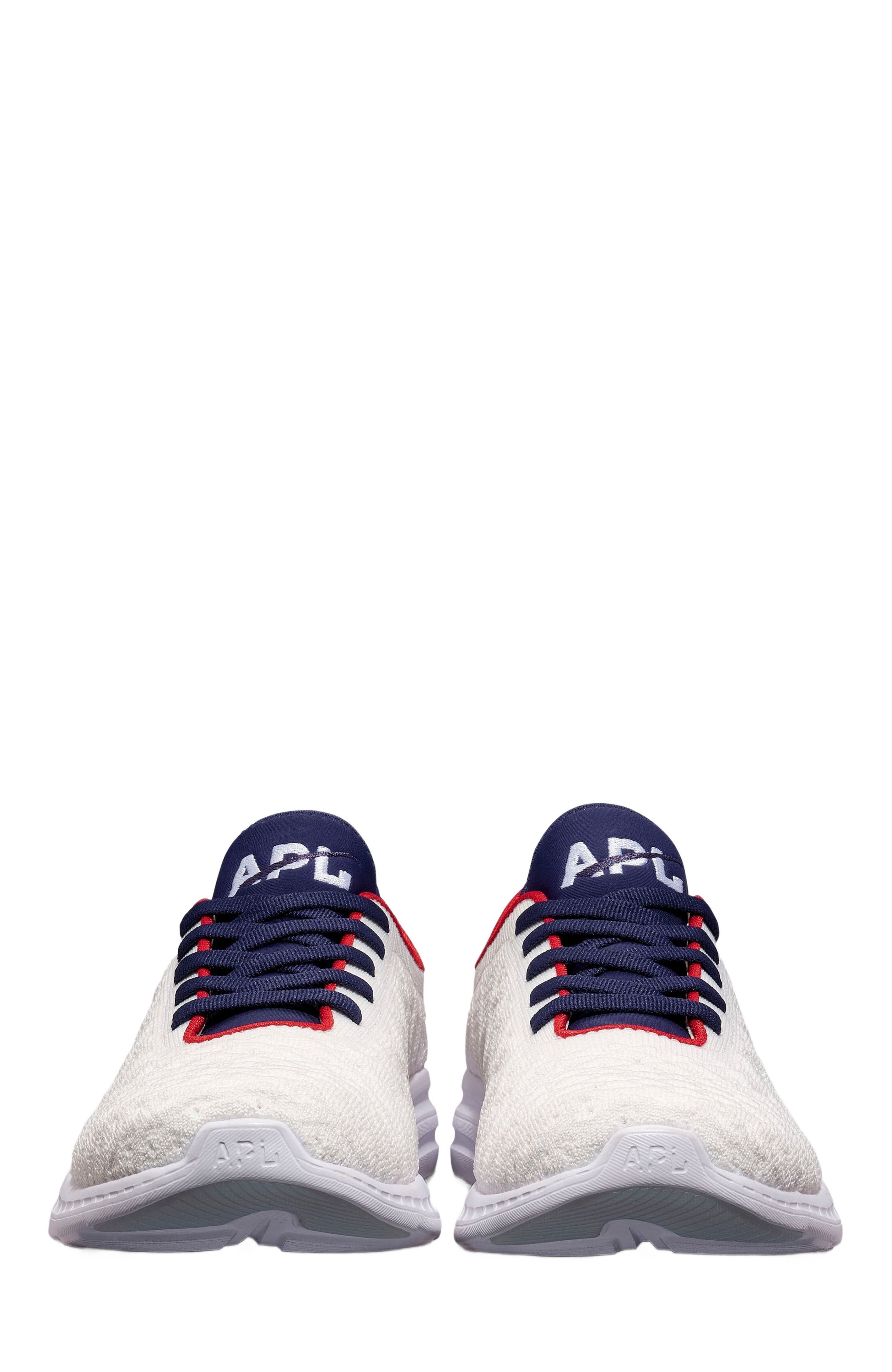 Women's TechLoom Phantom Sneakers, Alternate, color, White / Royal Navy / Red