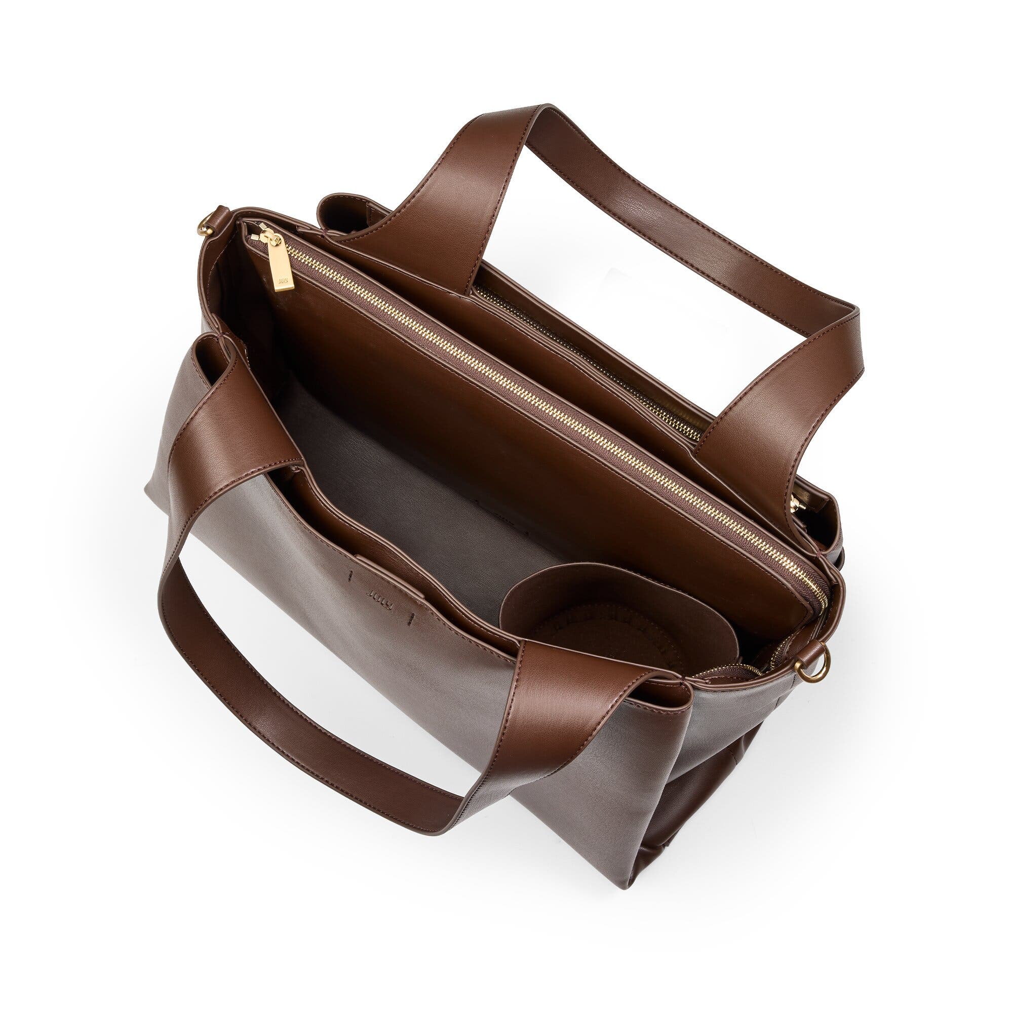 Juliette Soft Work Tote, Alternate, color, Chocolate Brown