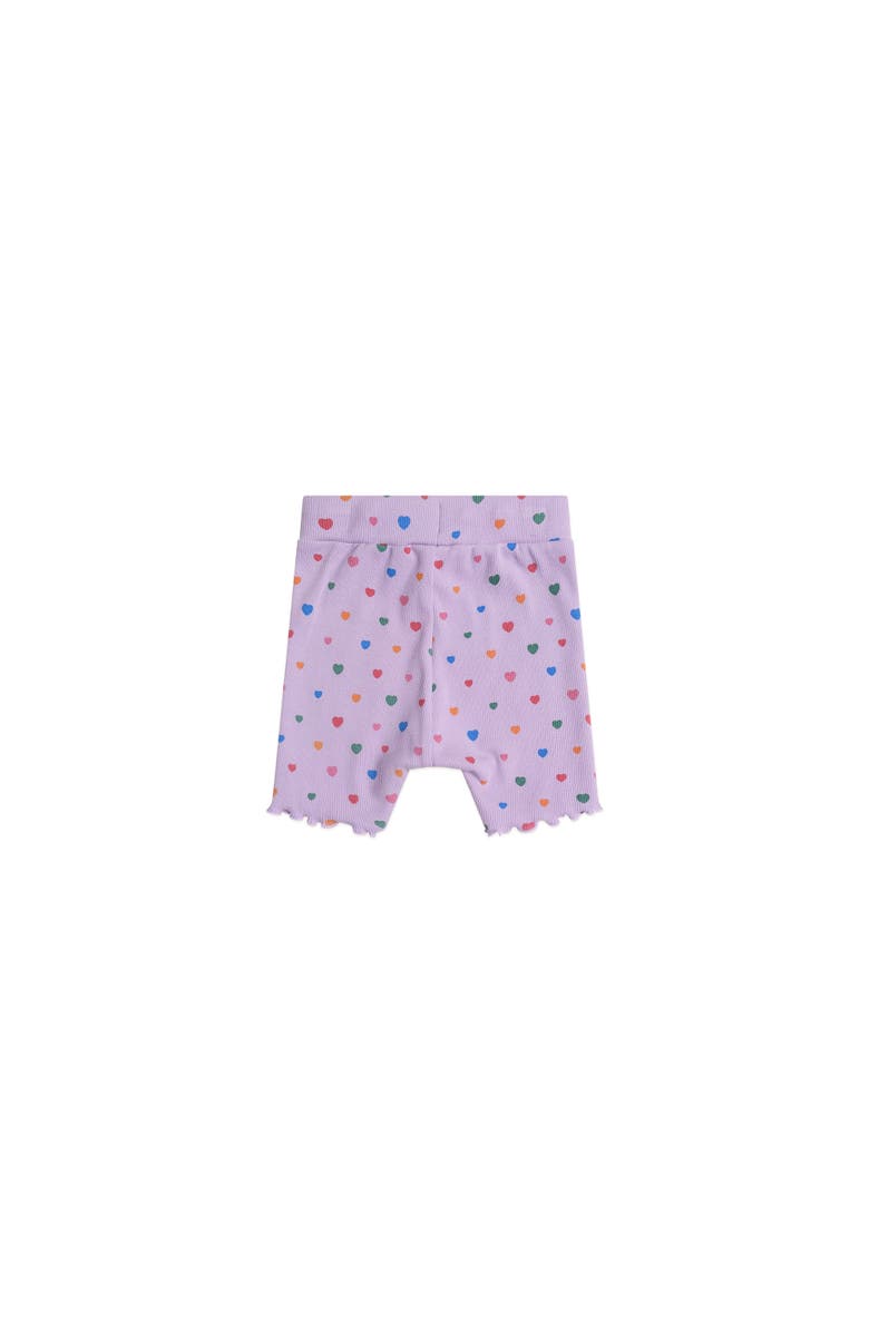 Huxbaby I Heart Cake Rib Shorties, Alternate, color, Purple Rose