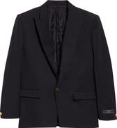 Balmain Pinstripe Wool Tuxedo Jacket