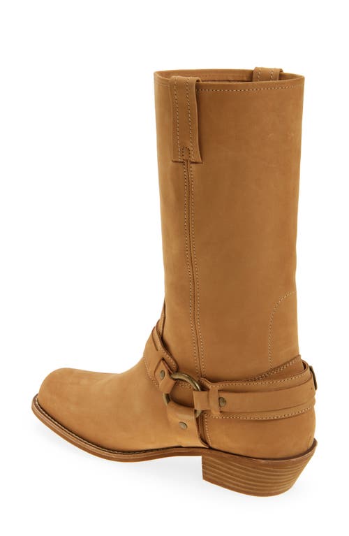 Jeffrey Campbell Waylon Western Boot In Natural Nubuck