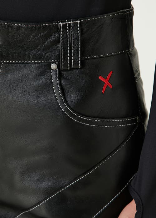 Pcfg Boomerang Leather Pant In Multi