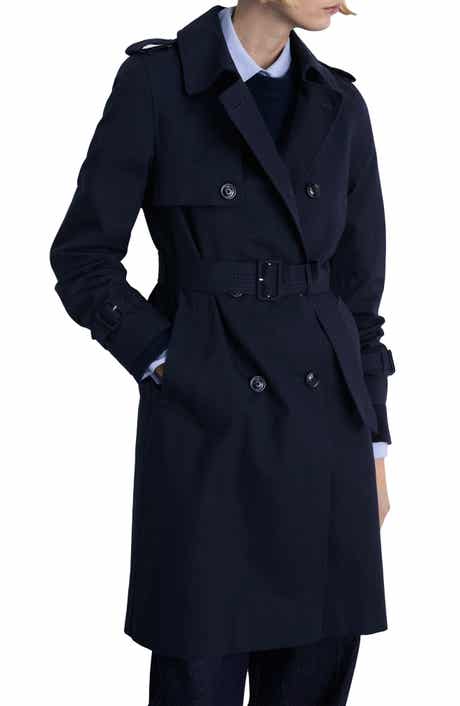 MANGO Cotton Gabardine Trench Coat