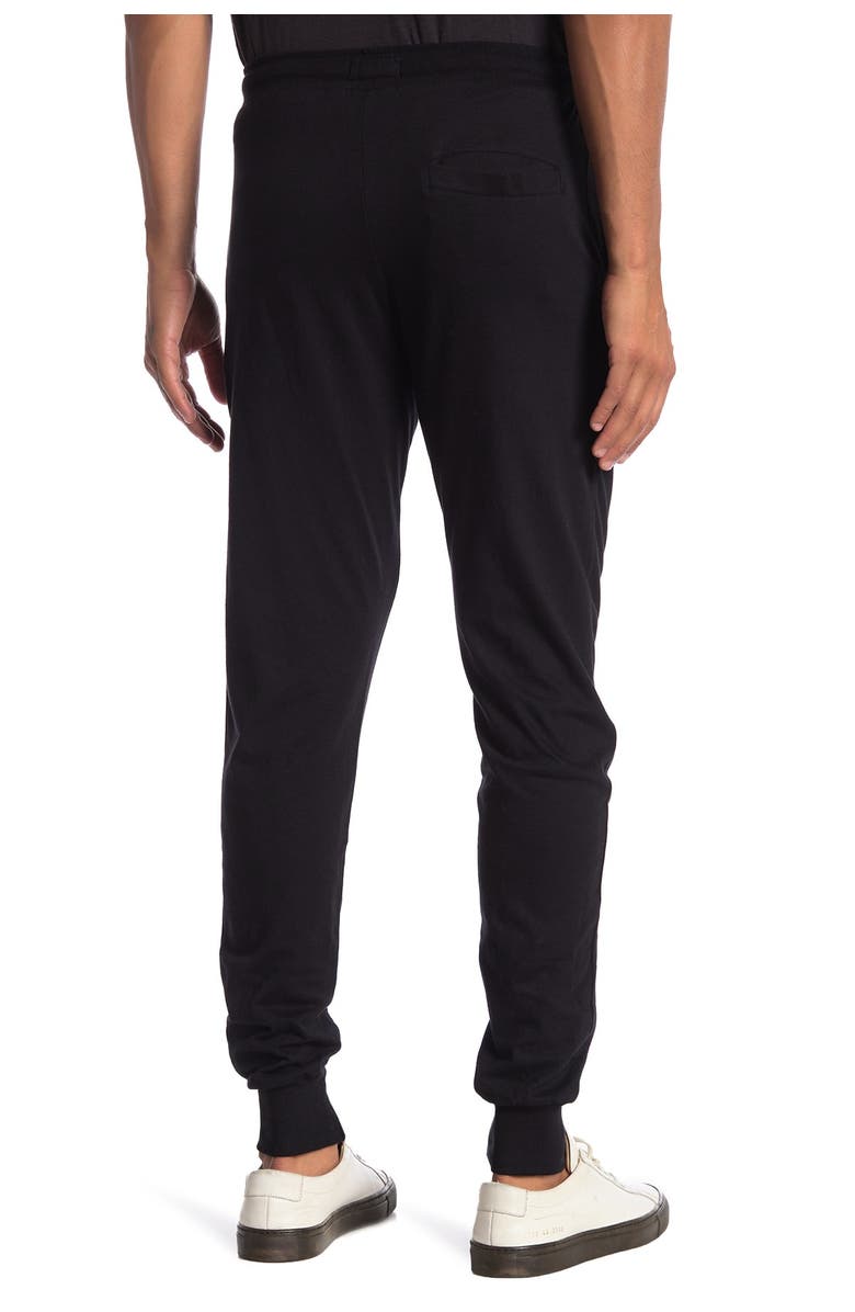 UNSIMPLY STITCHED Super Light Weight Cuffed Lounge Pants, Alternate, color, Black