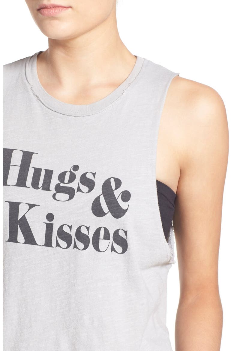 Project Social T 'Hugs & Kisses' Graphic Tank, Alternate, color, PALOMA