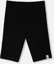 Deux par Deux Mid Length Rib Biker Leggings