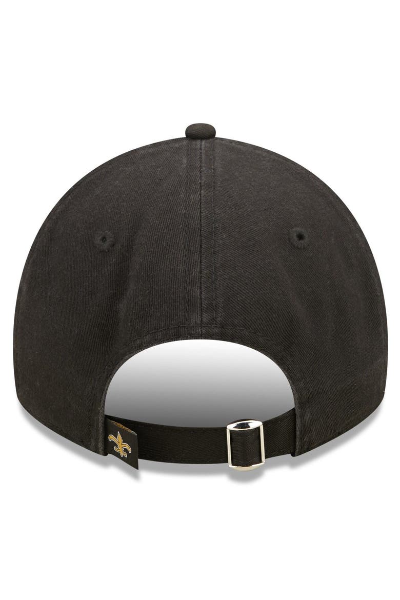 Women's New Era Black New Orleans Saints 2022 Sideline Adjustable 9TWENTY Hat, Alternate, color, Black