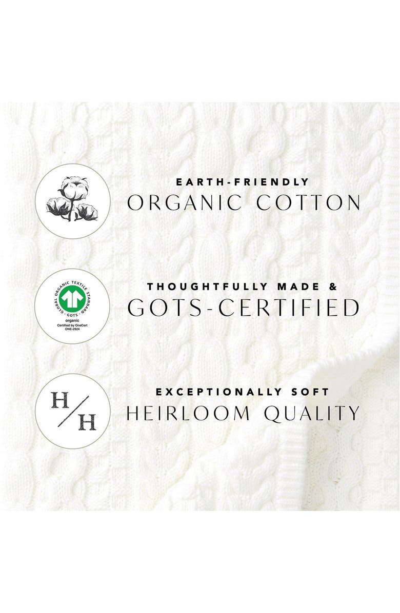 Hope & Henry Baby Boys' Organic Stretch Chino Short, Infant, Alternate, color, White Stretch