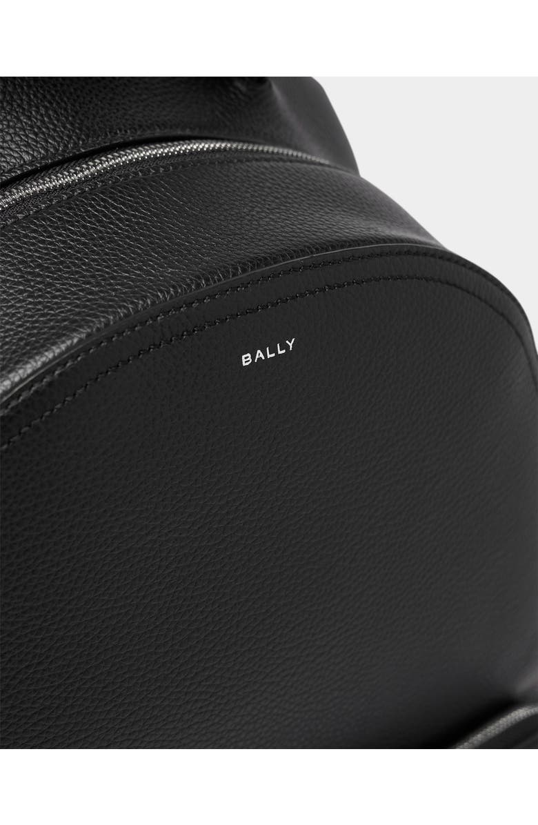 Bally Capitol Backpack in Grained Bovine Leather, Alternate, color, Black