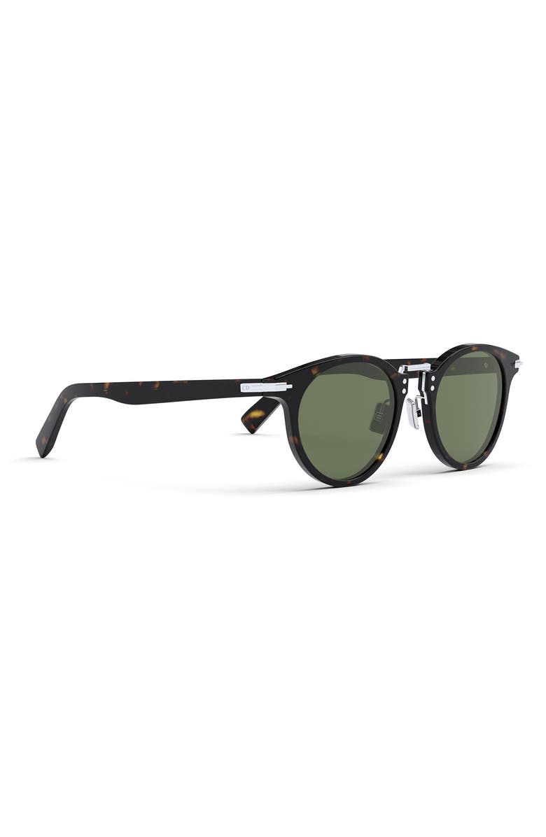 DIOR Blacksuit 50mm Round Sunglasses, Alternate, color, 