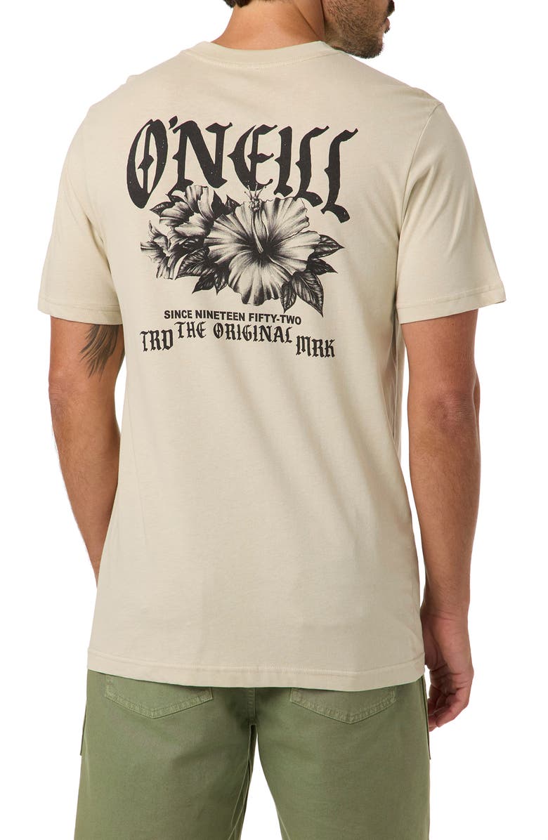 O'Neill Left Side Classic Cotton Graphic T-Shirt, Alternate, color, Light Khaki