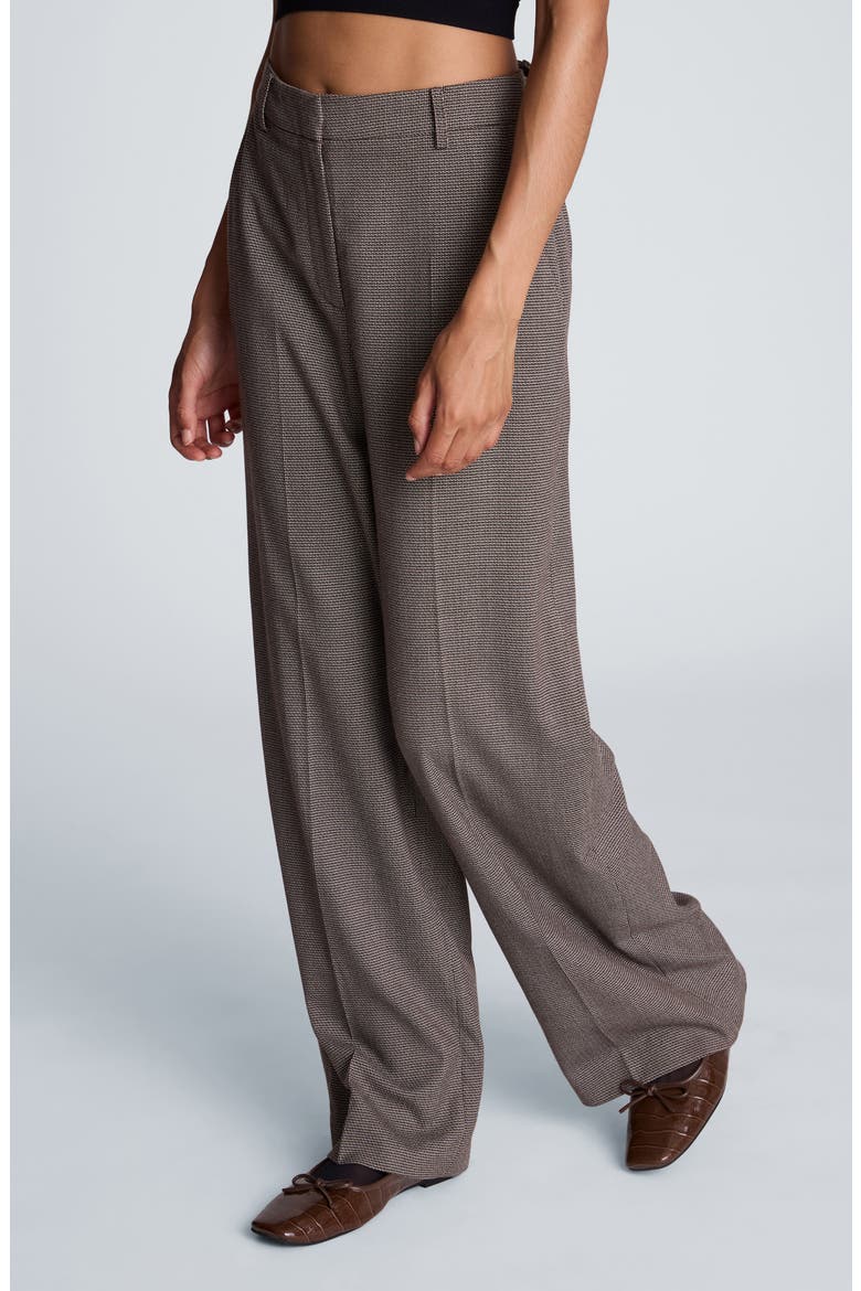 High Waist Wide Leg Pants, Alternate, color, BLACK MULTI
