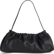 Madewell Ruched Leather Clutch