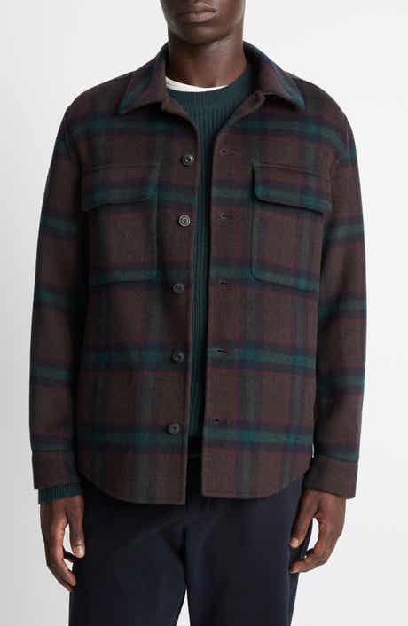 Vince Splittable Wool Blend Shirt Jacket
