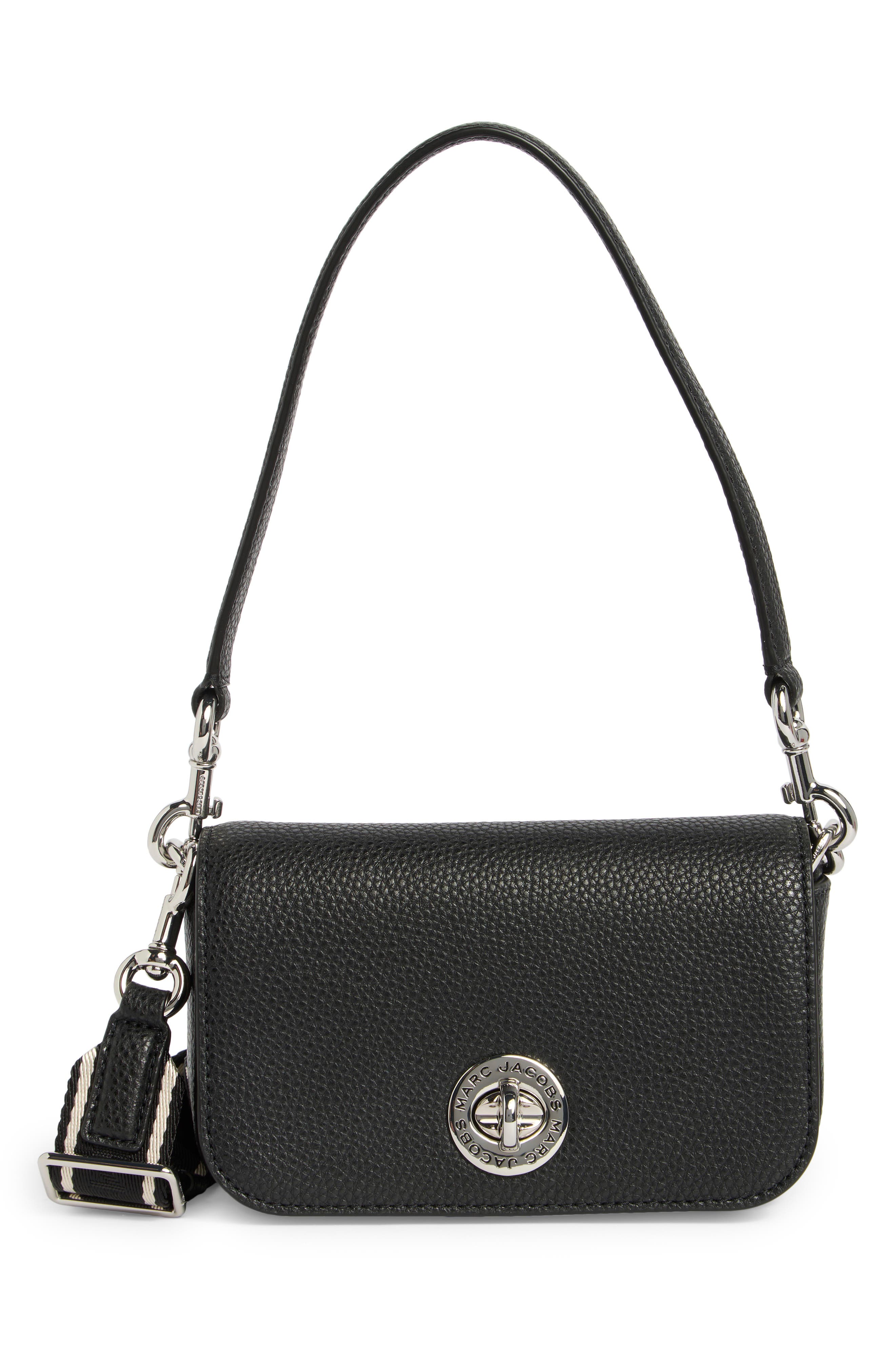 Marc Jacobs Small Signet Turnlock Shoulder Bag, Main, color, 