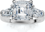 Bliss Diamond Certified 2 1/2Ct Paulina Asscher Dut Diamond Engagement Ring 14k Gold Lab Grown