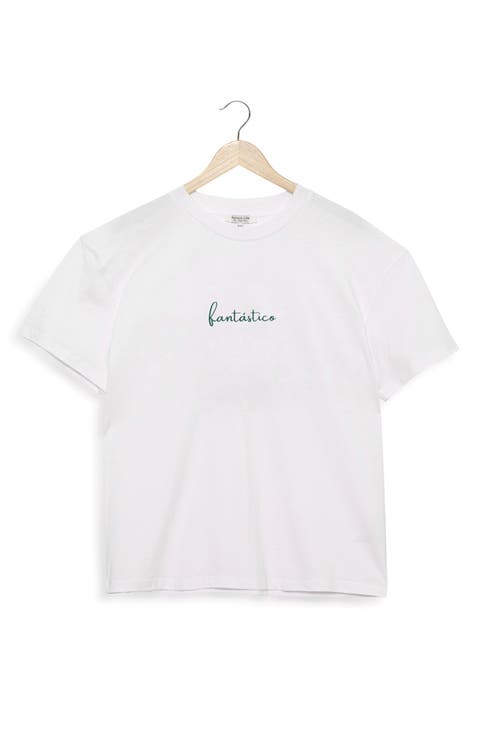 Printed Swim Cover Up Tshirt Fit