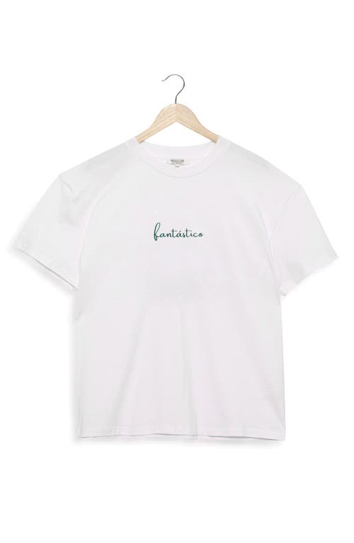 Gottex Beach Life Printed Swim Cover Up Tshirt Fit In White