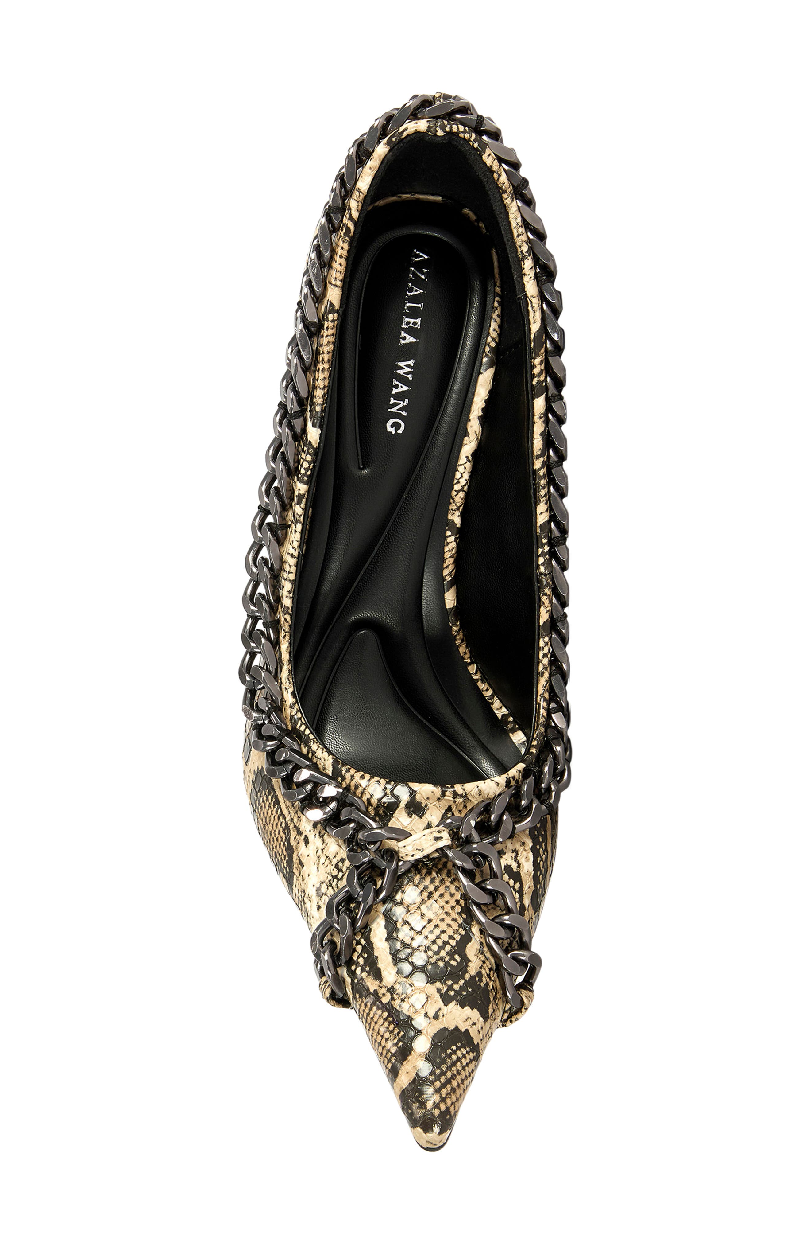 Ravelle Faux Snakeskin Pump, Alternate, color, BEIGE MULTI