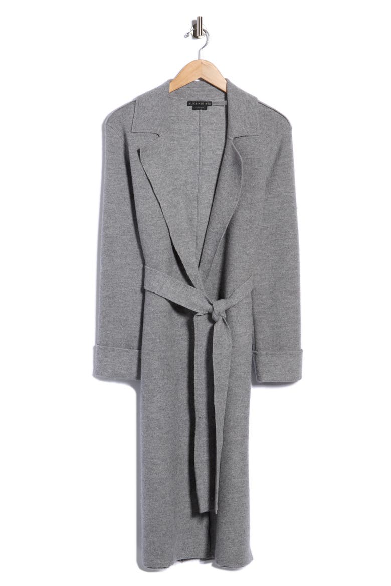 Rowan Wool Wrap Coat, Main, color, MEDIUM HEATHER GREY