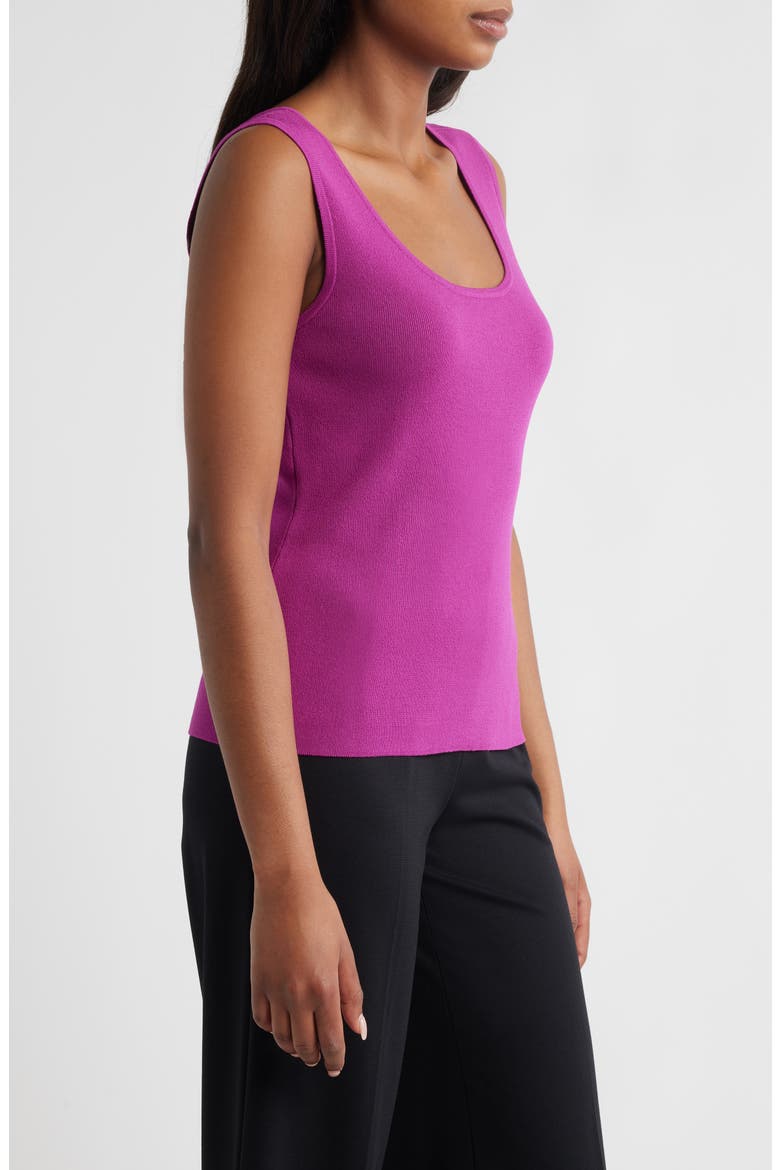 Scoop Neck Sweater Tank, Alternate, color, WILD BERRY
