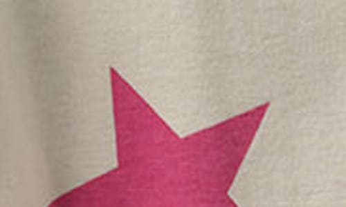 Nununu Kids' Star Cotton Leggings In Smokey Natural Pink