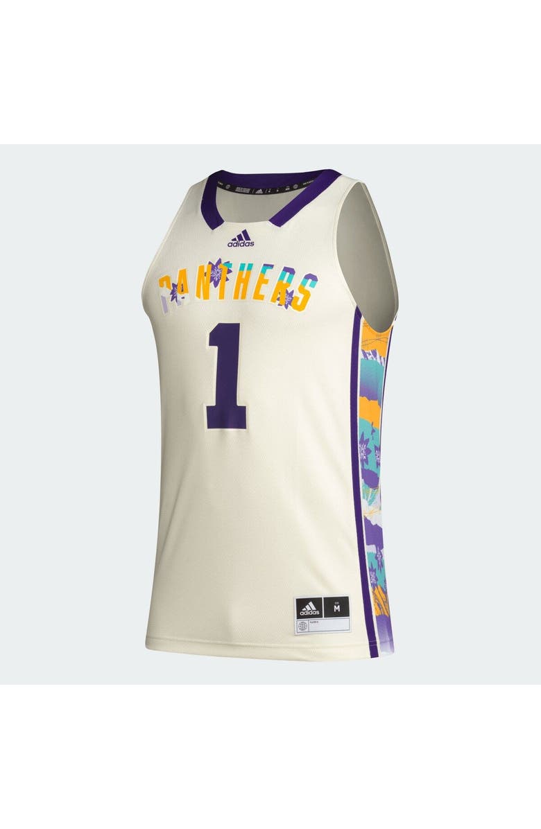 adidas Men's adidas #1 Khaki Prairie View A&M Panthers Honoring Black Excellence Basketball Jersey, Alternate, color, Khaki