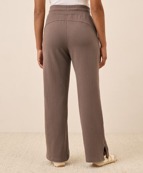 Pact Organic Cotton Cloudknit Wide Leg Pant In Multi